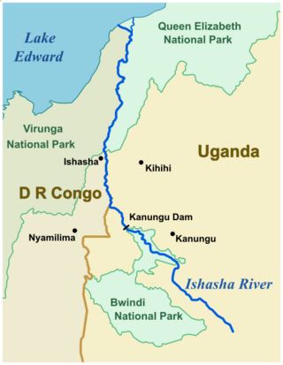 <span class="mw-page-title-main">Ishasha River</span> River in Uganda, Democratic Republic of the Congo