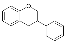 3-phenylchroman (isoflavan) backbone of the isoflavanes Isoflavan.svg