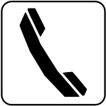 panneaux de signalisation italiens - téléphone icon.svg