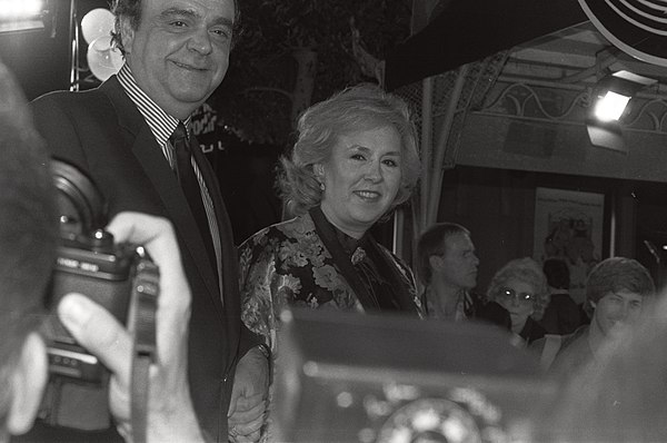 Coco with Doris Roberts at the premiere of Seems Like Old Times in 1980, taken by Alan Light