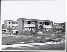 James Cook High School under construction in January 1968 James Cook High School, Manurewa, 1968.jpg