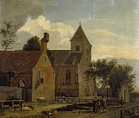 Jan van der Heyden (1637-1712) - The Church at Maarsen - 1246495 - National Trust.jpg