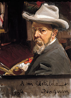 Autoportrait, peinture de 1909.