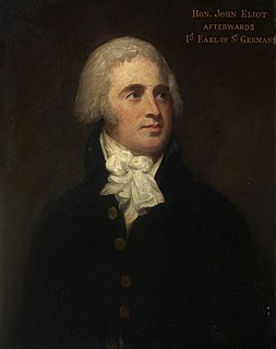 John Eliot, 1st Earl of St Germans British politician