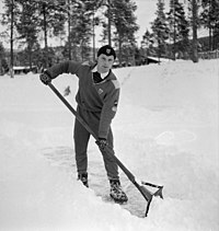 Johnny Cronshey Norjan Dombåsissa marraskuussa 1951.