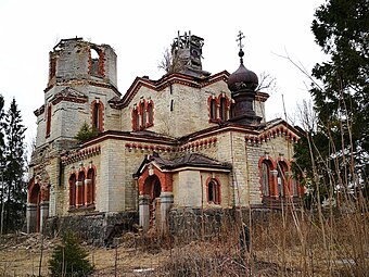 Руины Юуруской православной церкви, 2018 год