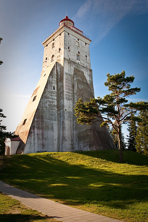 Kõpu Lighthouse in Kõpu, Hiiumaa is one of the island's landmarks.