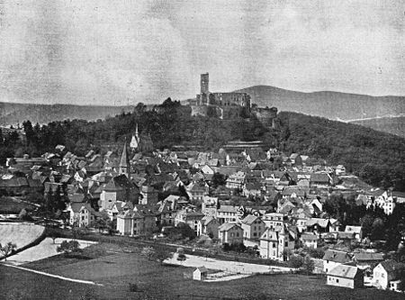 Königstein vom Hildatempel aus