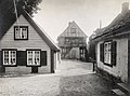 Gamle Hammersborg i Kristiania, ca. 1910. Kanten 1b til venstre, Kanten 3b i bakgrunnen. Foto: Ukjent / Oslo Museum