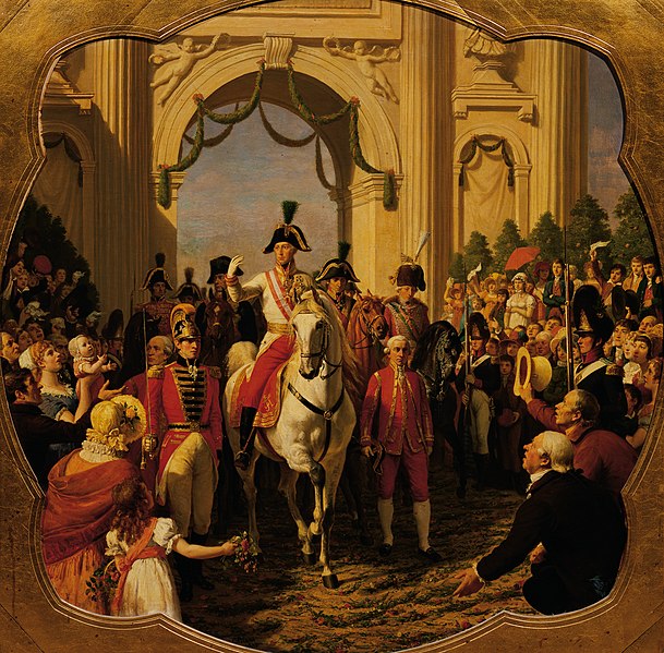 File:Karl von Blaas - Der Einzug des Kaisers Franz I. (II.) von Österreich in Wien 1814 - 2749 - Kunsthistorisches Museum.jpg