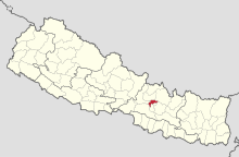 Kathmandu District in Nepal 2015.svg