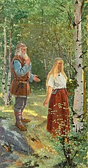 Väinämöinen ja Aino, Sigfrid Keinänen, 1896