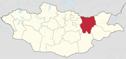Provincia del Hėntij – Localizzazione