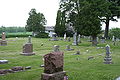 The Kishwaukee Cemetery on Kishwaukee Road, just north of Stillman Valley, Illinois, in Winnebago County, Illinois, USA.