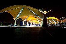 KLIA main entrance from the side