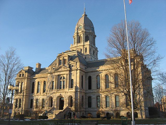 Old Kosciusko County Courthouse.