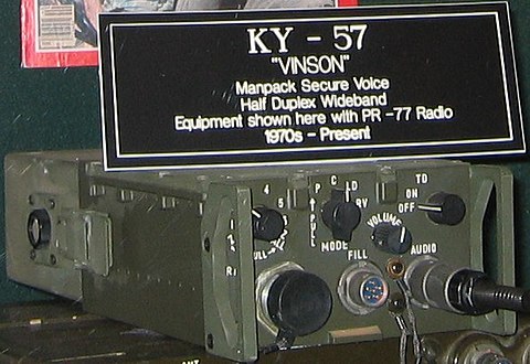 A KY-57 on display at the National Cryptologic Museum Ky-57.jpg