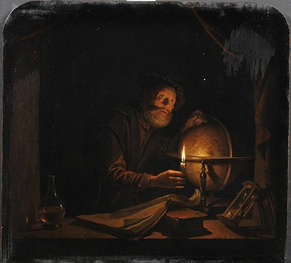 Герард Доу - "Астроном при свічках" (бл. 1660)