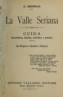 Copertina di La Valle Seriana