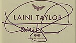 Laini Taylor signature (cropped).jpg