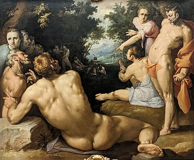 Le Baptême du Christ - Cornelis Cornelisz van Haarlem - Musée du Louvre - Peintures RF 1983-25.jpg