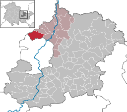 Läget för kommunen Lehesten i Saale-Holzland-Kreis