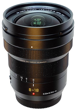 <span class="mw-page-title-main">Panasonic Leica DG Vario-Elmarit 8-18 mm</span> Digital compact ultra wide angel lens