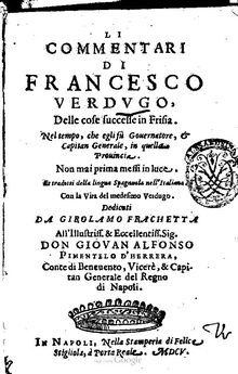 Li commentari di Francesco Verdugo Napoli