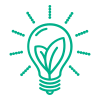 Light-Bulb icon by Till Teenck green.svg
