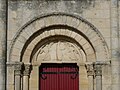 Français : Façade de l'église de Linars, Charente, France