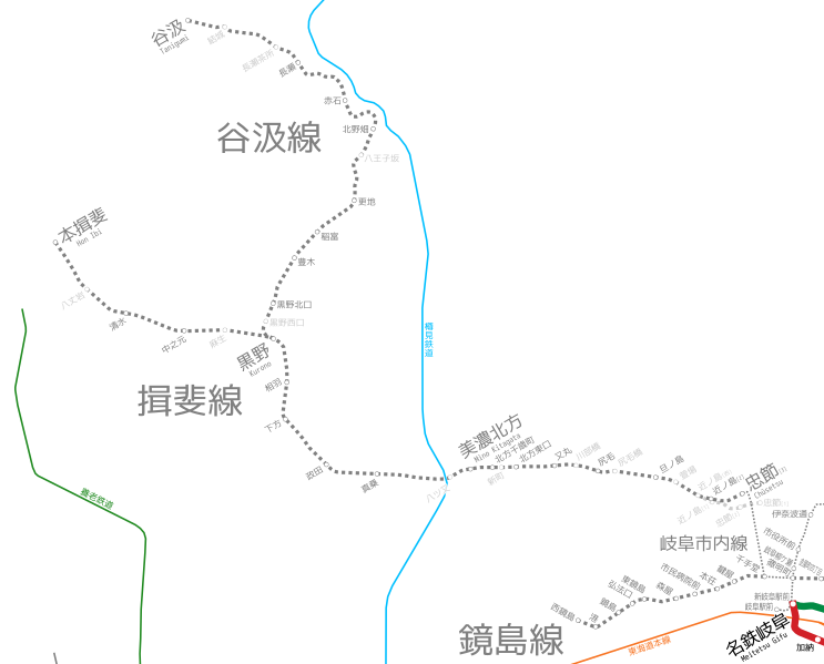 File:Linemap of Meitetsu Ibi Line.svg