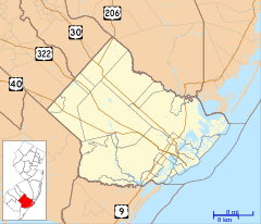 Маяк Абсекон расположен в округе Атлантик, штат Нью-Джерси.