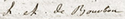 La signature de Louise Adélaïde de Bourbon