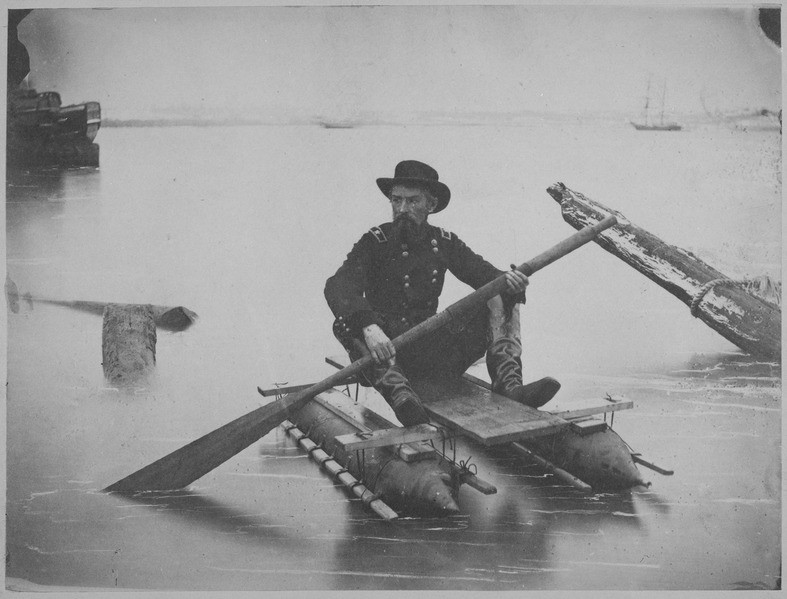 File:Lower pontoon bridge. Deep Bottom, James River., ca. 1924 - ca. 1924 - NARA - 533455.tif