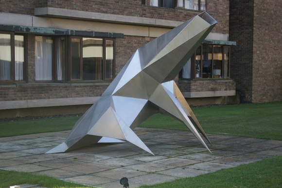 Beast Alerted 1, by British sculptor Lynn Chadwick