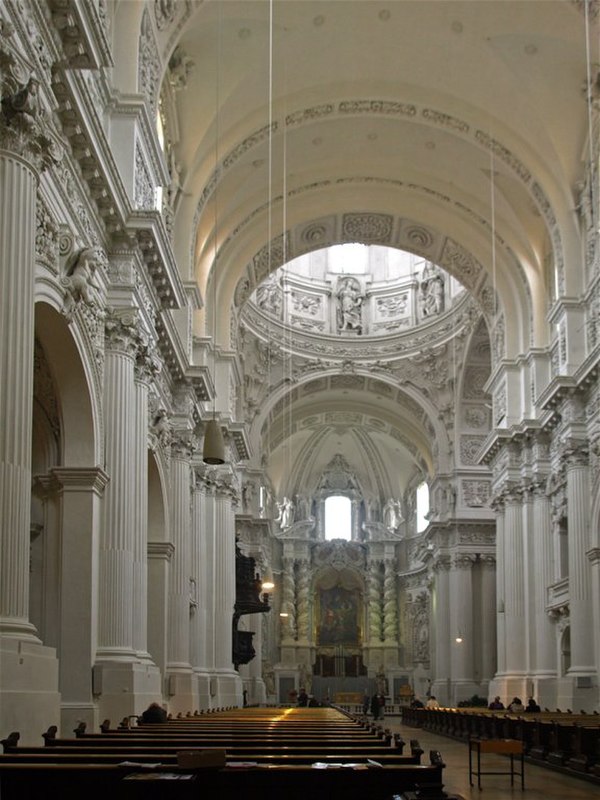 Interior of the church