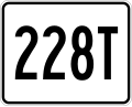 MA Route 228T.svg