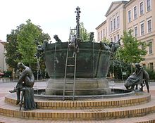 Faunbrunnen in Magdeburg