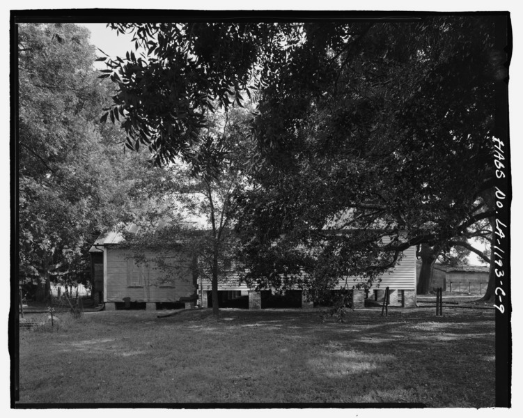 File:Magnolia Plantation, Overseer's House, LA Route 119, Natchitoches, Natchitoches Parish, LA HABS LA,35-NATCH.V,2-C-9.tif