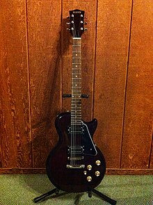 Example : Mid-1970s "Lawsuit Era", solid-body, set neck, Mann/Ibanez electric guitar Mann-Ibanez "lawsuit era" (mid-1970's) solid body, set neck electric guitar.JPG