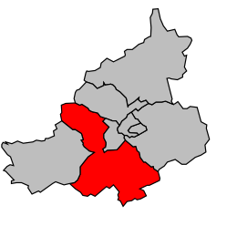 Canton d'Écury-sur-Coole - Carte