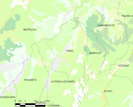 Mapa obce Tasso