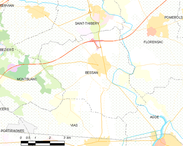 Bessan - Localizazion