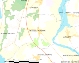 Magneux-Haute-Rive - Localizazion