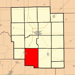 Map highlighting Elkhart Township, Logan County, Illinois.svg