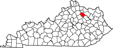 Map of Kentucky highlighting Nicholas County.svg