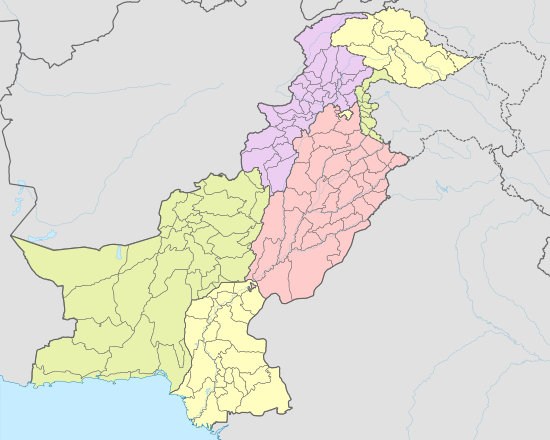 Map of Pakistan (2018).svg