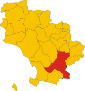 Localització de Manciano a la província de Grosseto