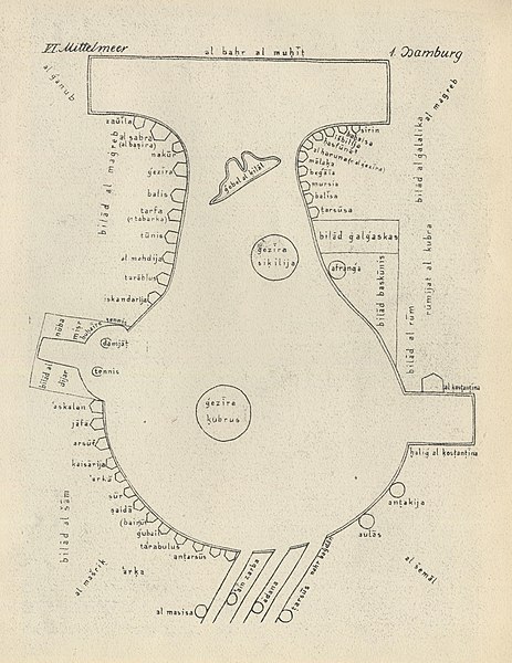File:Mapa do Mediterráneo de al-Balkhī (c. 921; trans. de K. Miller, 1926).jpg