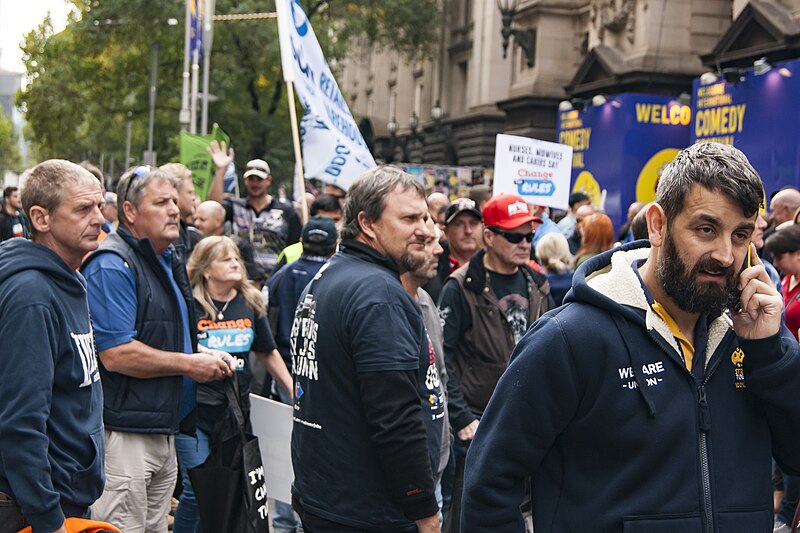 File:March on Melbourne Esso Offices (51515801439).jpg